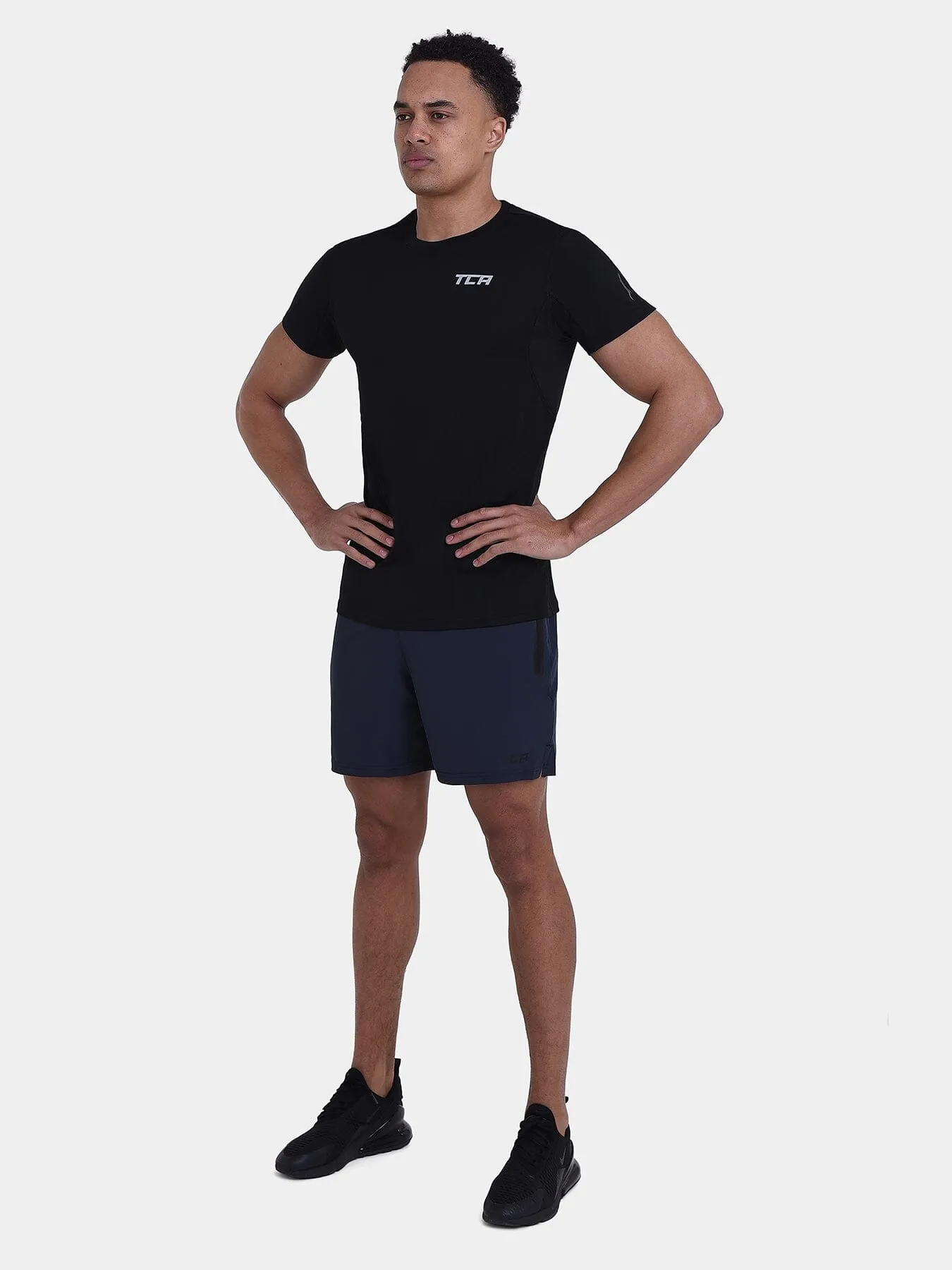 Atomic Short Sleeve T-Shirt With UPF 50  Protection & Side Mesh Panels For Men