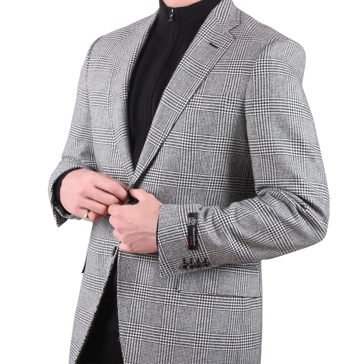 Black & White Prince of Wales Check Jacket