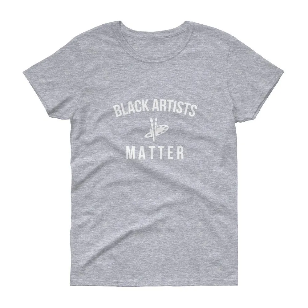 Black Artists Matter - Women's short sleeve t-shirt