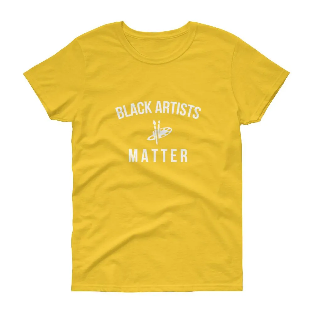 Black Artists Matter - Women's short sleeve t-shirt