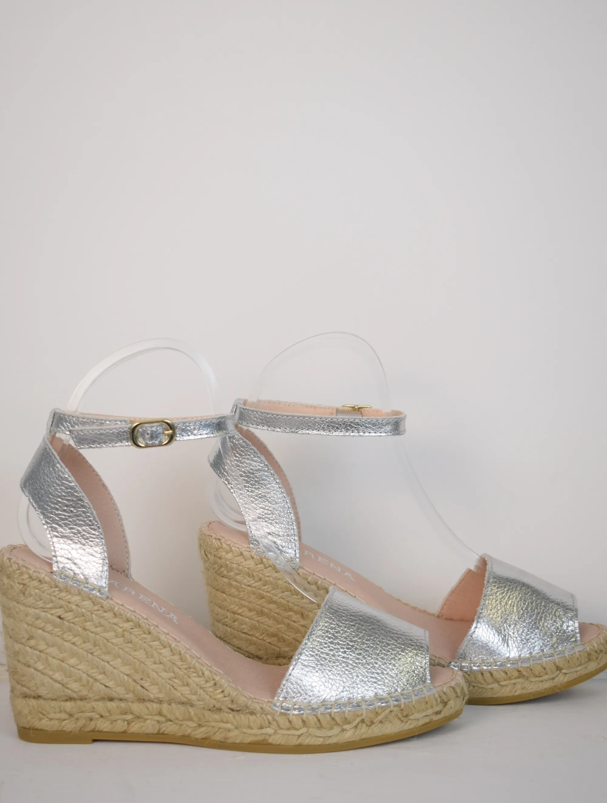 Carla Espadrille Silver