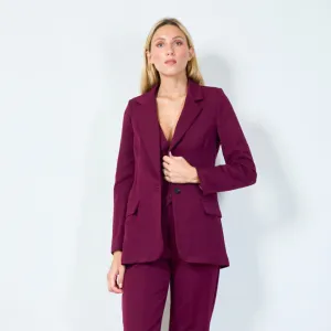 Classic single-button blazer wholesale