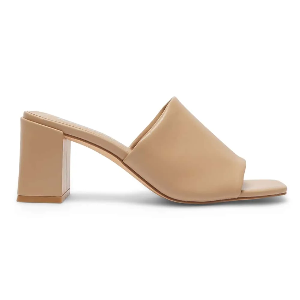 Geri Heel in Nude Smooth