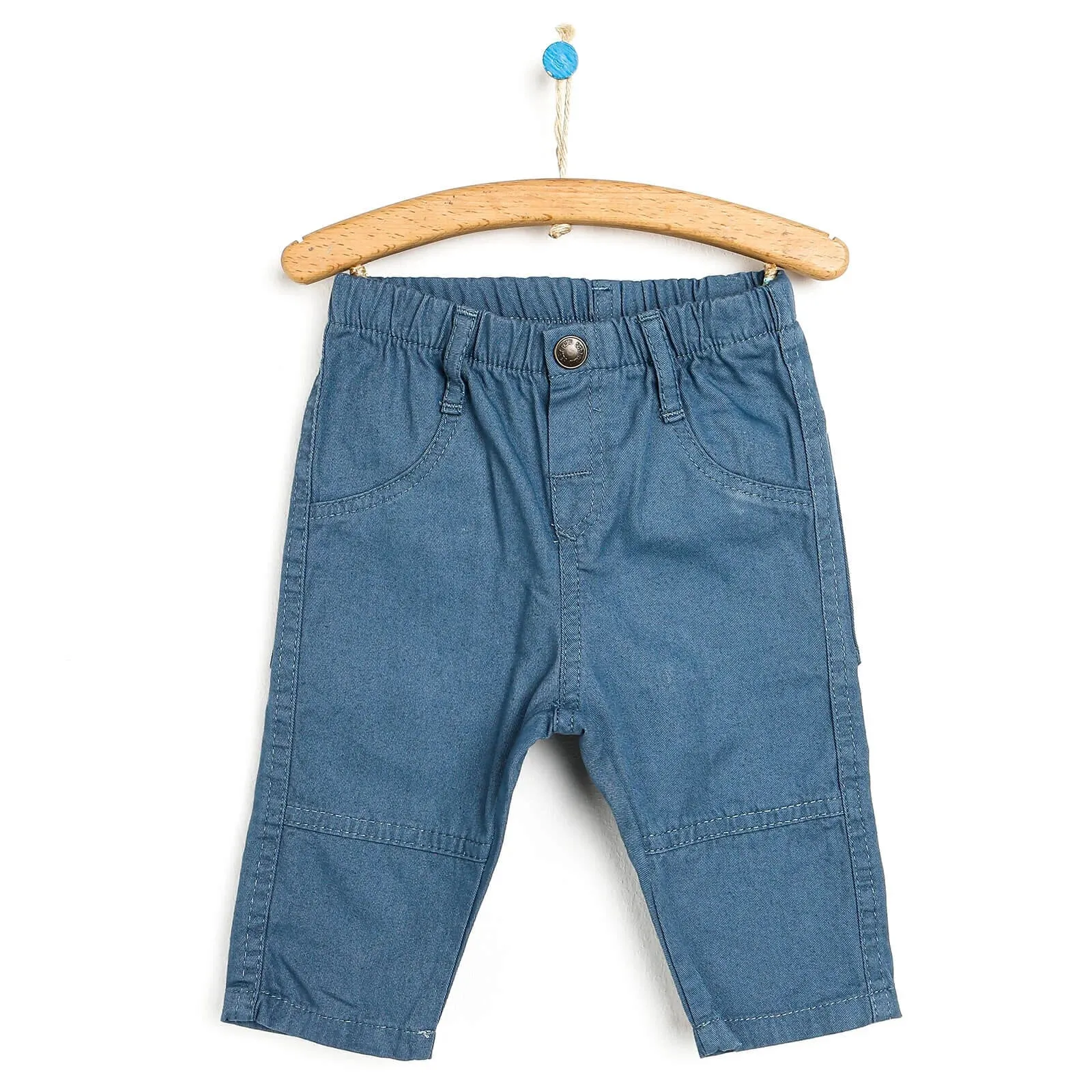 HelloBaby Basic Baby Boy Woven Pants - Dark Blue