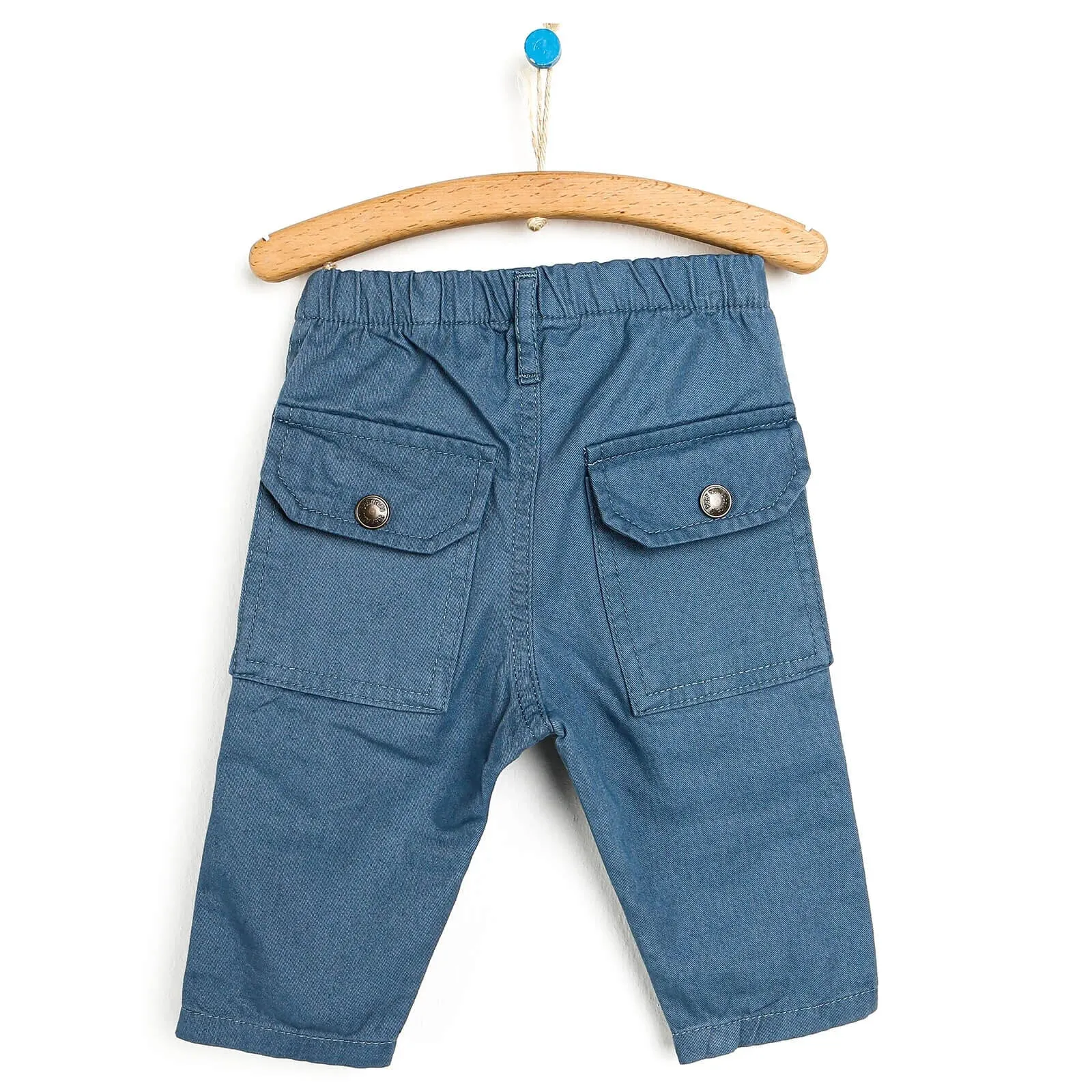 HelloBaby Basic Baby Boy Woven Pants - Dark Blue