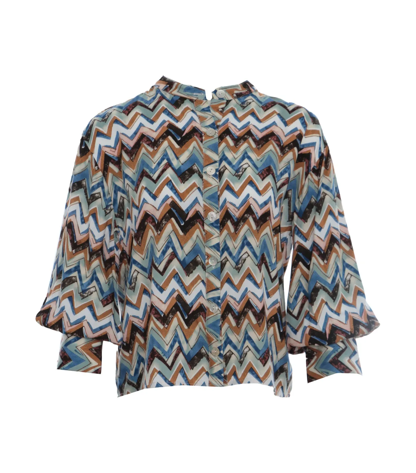 Illie Buttondown Blouse Multi