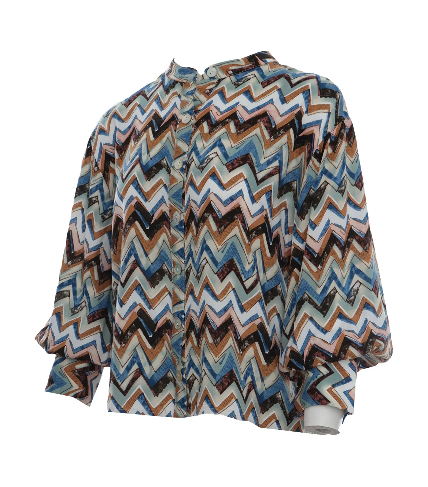 Illie Buttondown Blouse Multi