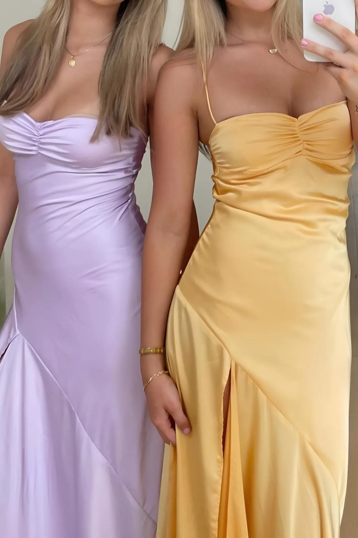 Kitri | Sweetheart Yellow Long Sheath Prom Dress With Split