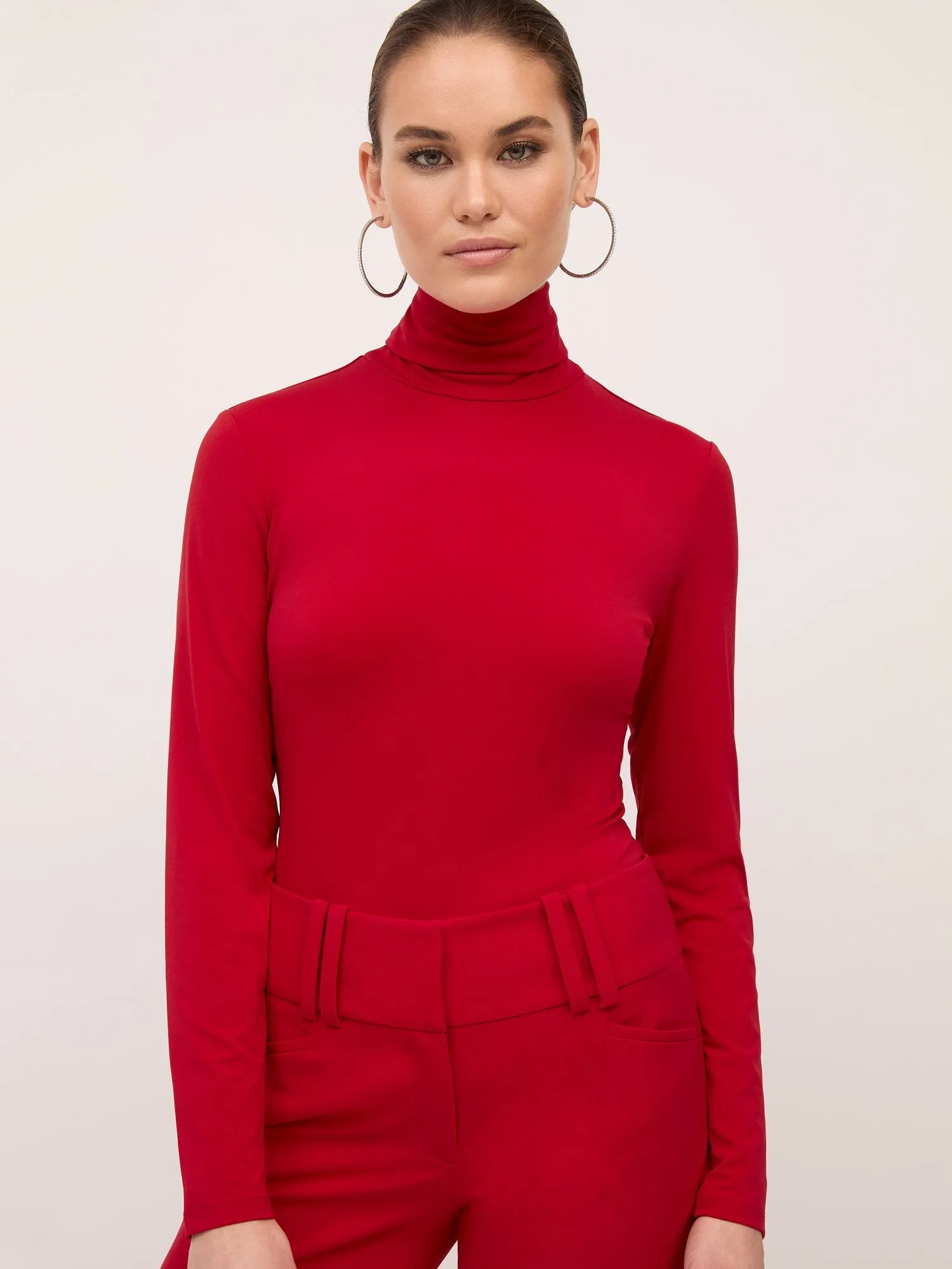 Knit Turtleneck Top