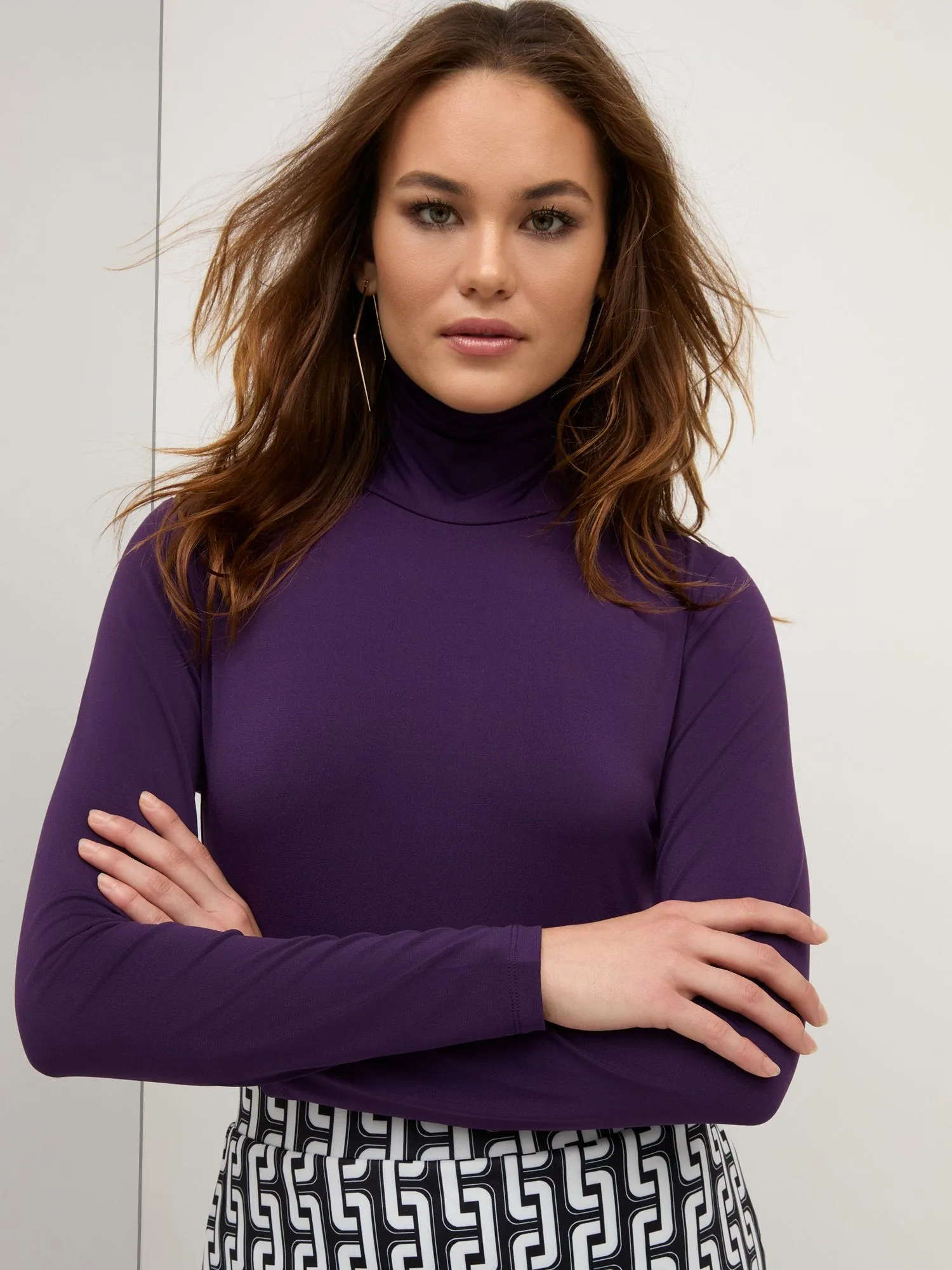 Knit Turtleneck Top