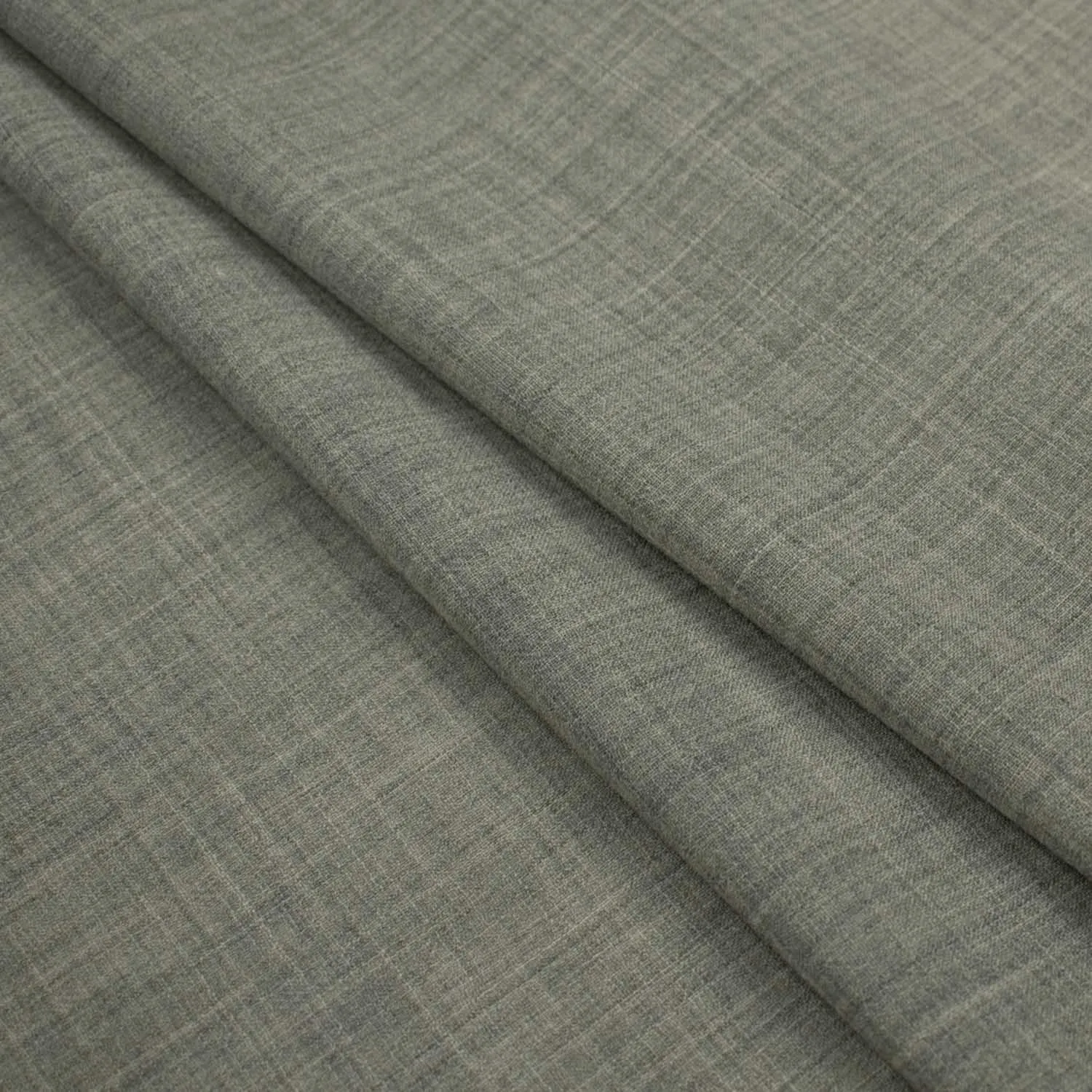 Light Weight Japanese Wool Suiting Col-Grey