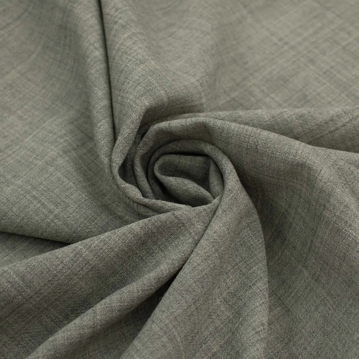 Light Weight Japanese Wool Suiting Col-Grey