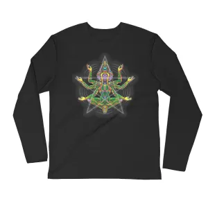 Mantis - Buddhaful Long Sleeve Fitted Crew