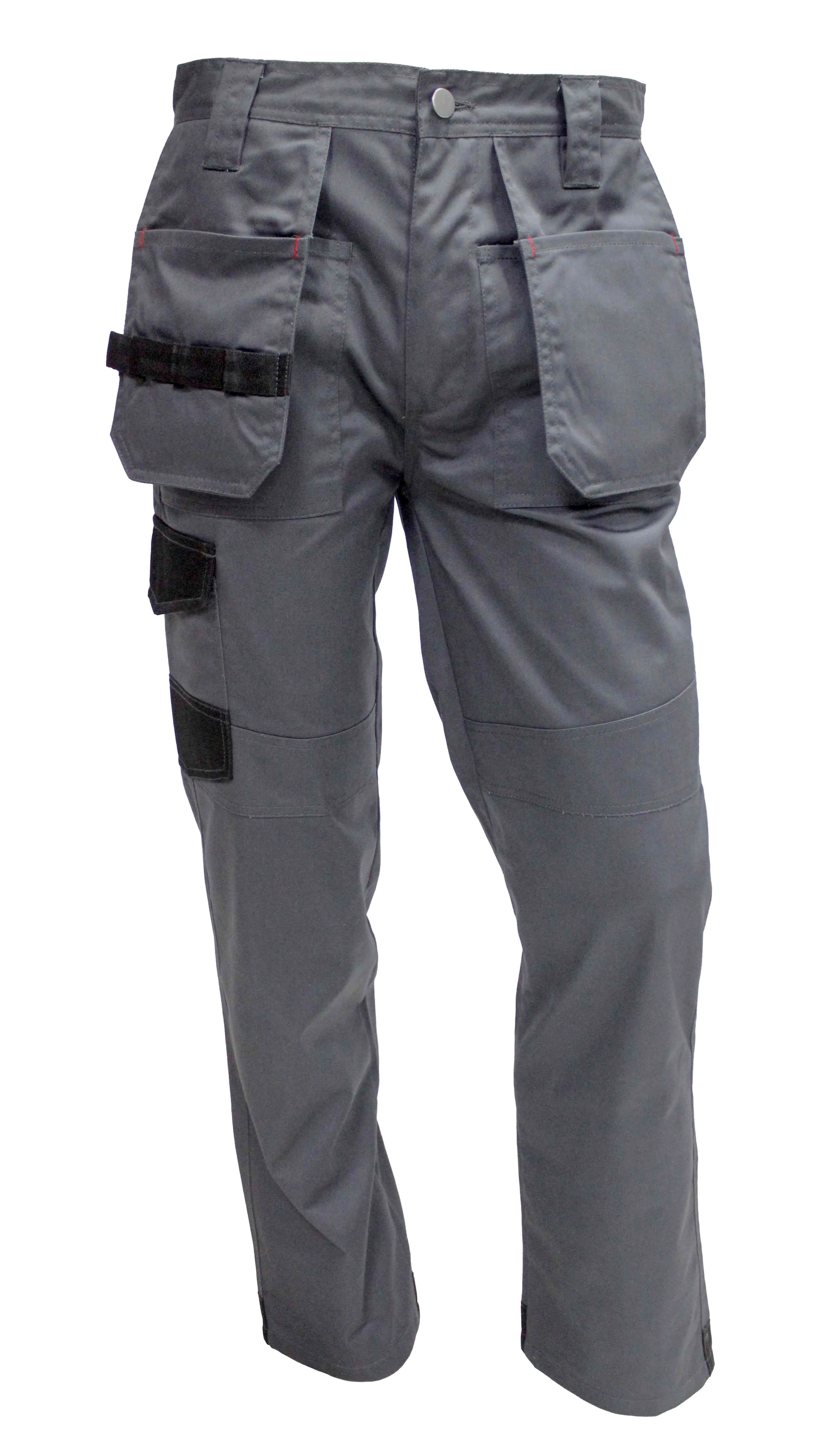 Mens Holster Pockets Cargo Combat Work Trouser