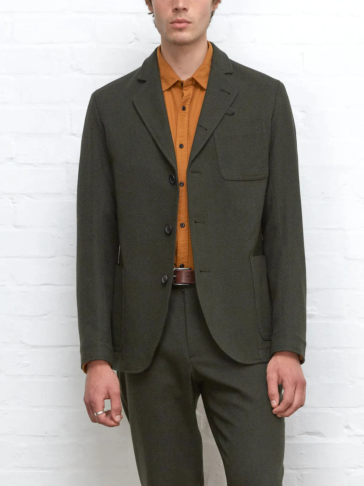 Oliver Spencer Solms Jacket Buttress Green