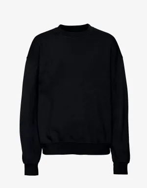 Organic Oversized Crew - Deep Black