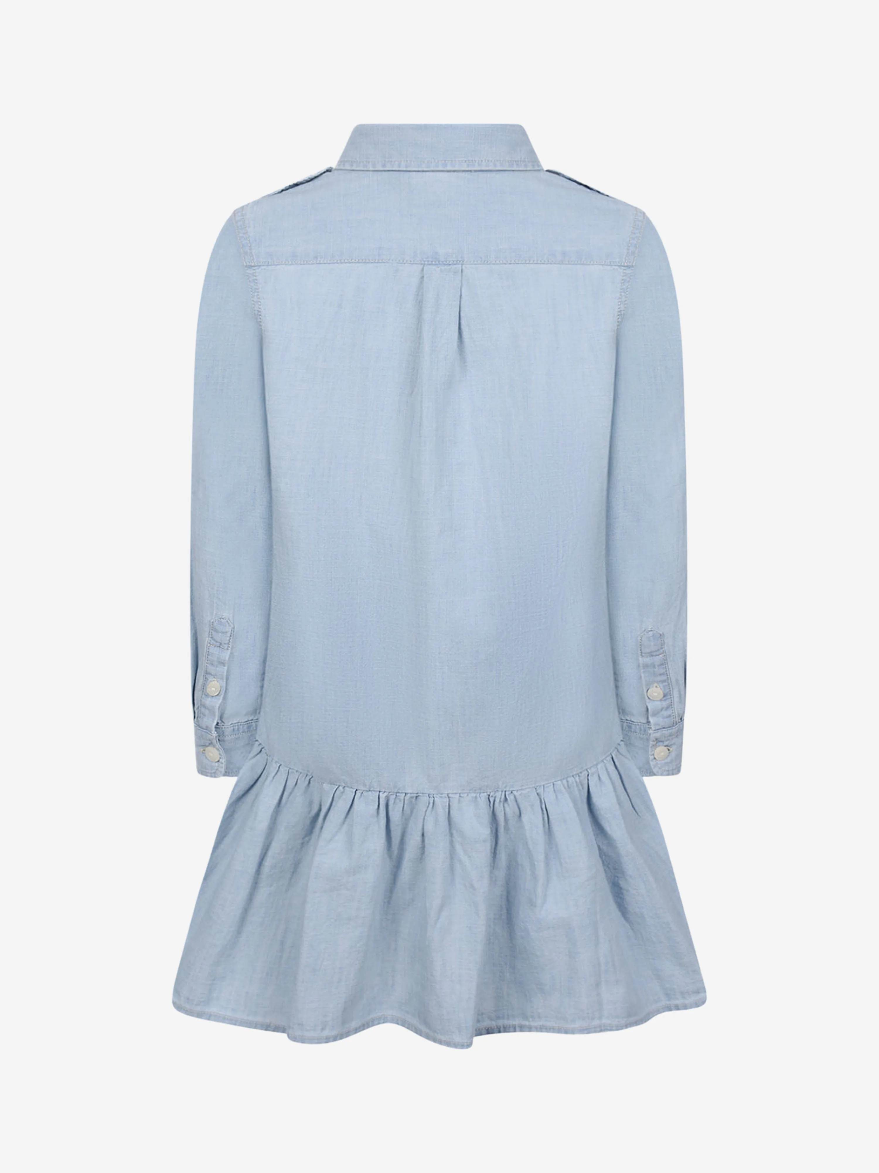 Ralph Lauren Girls Dress - Chambray Shirt Dress