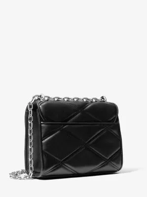 Serena Small Quilted Faux Leather Crossbody Bag | 55985