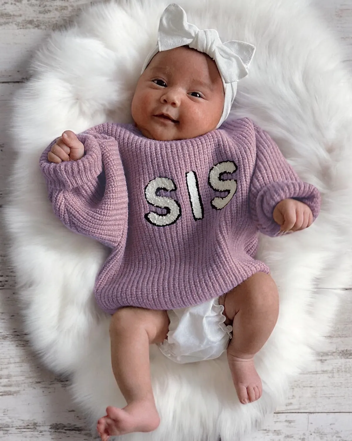 Sis Knit Sweater, Lavender